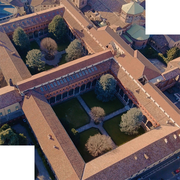 the university from the sky